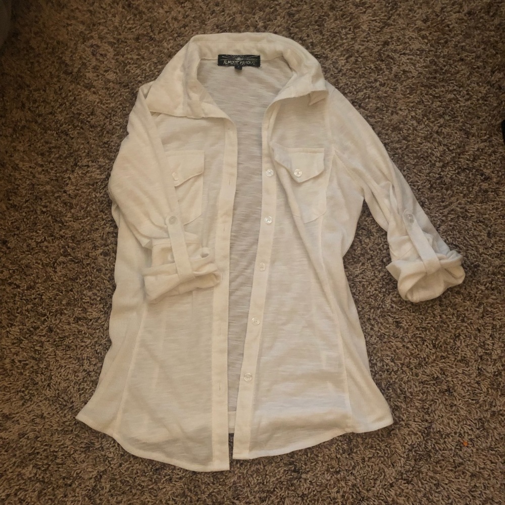 Almost Famous White Button Up